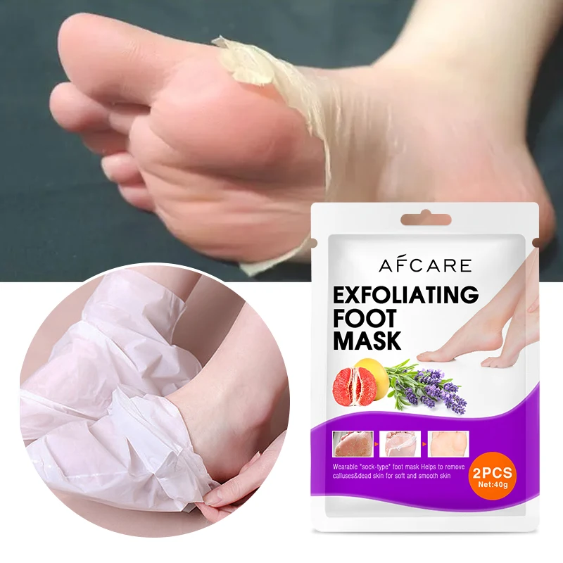 Korean Foot Mask Moisturizing Nourishing and Lavender Collagen Exfoliating Foot Peel Mask