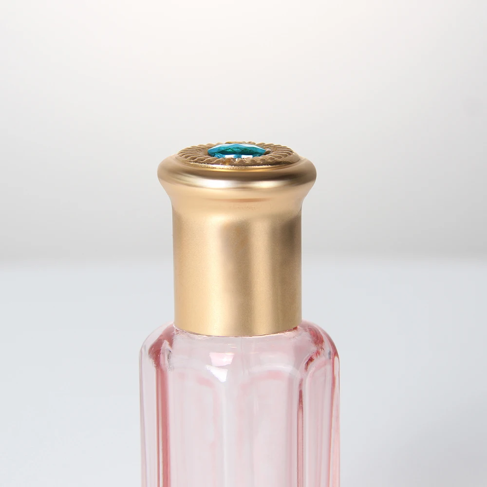 Empty Octagonal Arabian Attar Oud Perfume Glass Bottles Essential Oil 3ml 6ml 9ml 12ml Roll On Bottles With Glass Stick