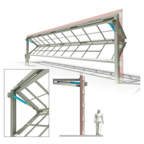 Deda aluminum the factory shipment a variety of specifications large garage folding door