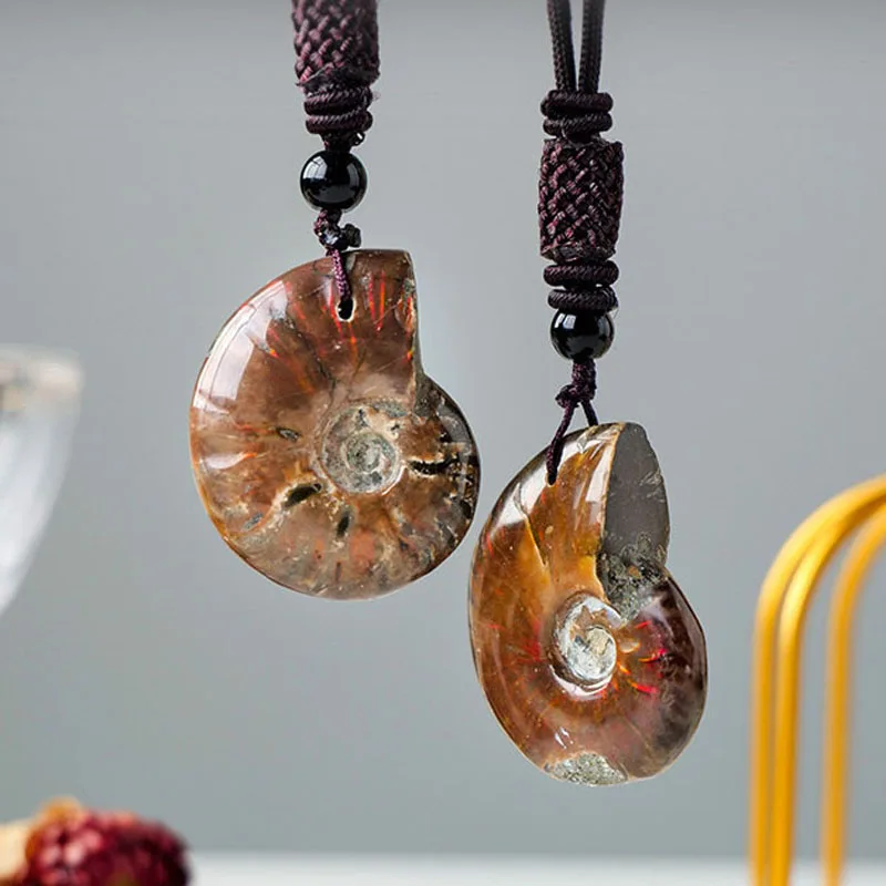 Wholesale Natural Ammonite Pendant for Gift