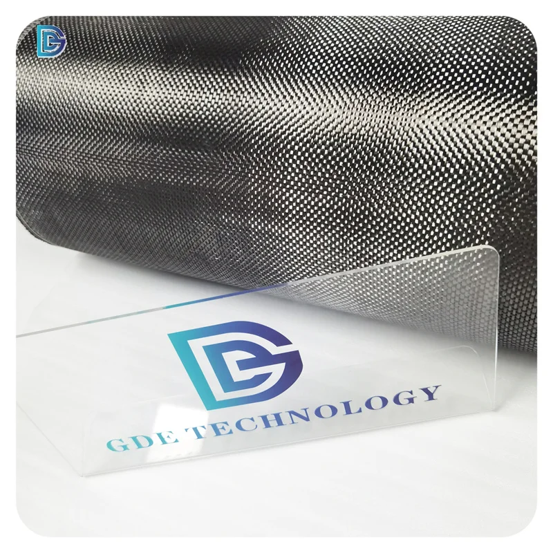 Offer Sample High Strength 240g 160g 2mm Thickness Fabrics 200gsm 12k 3k Cloth 80gsm Twill Black Carbon Fiber Fabric