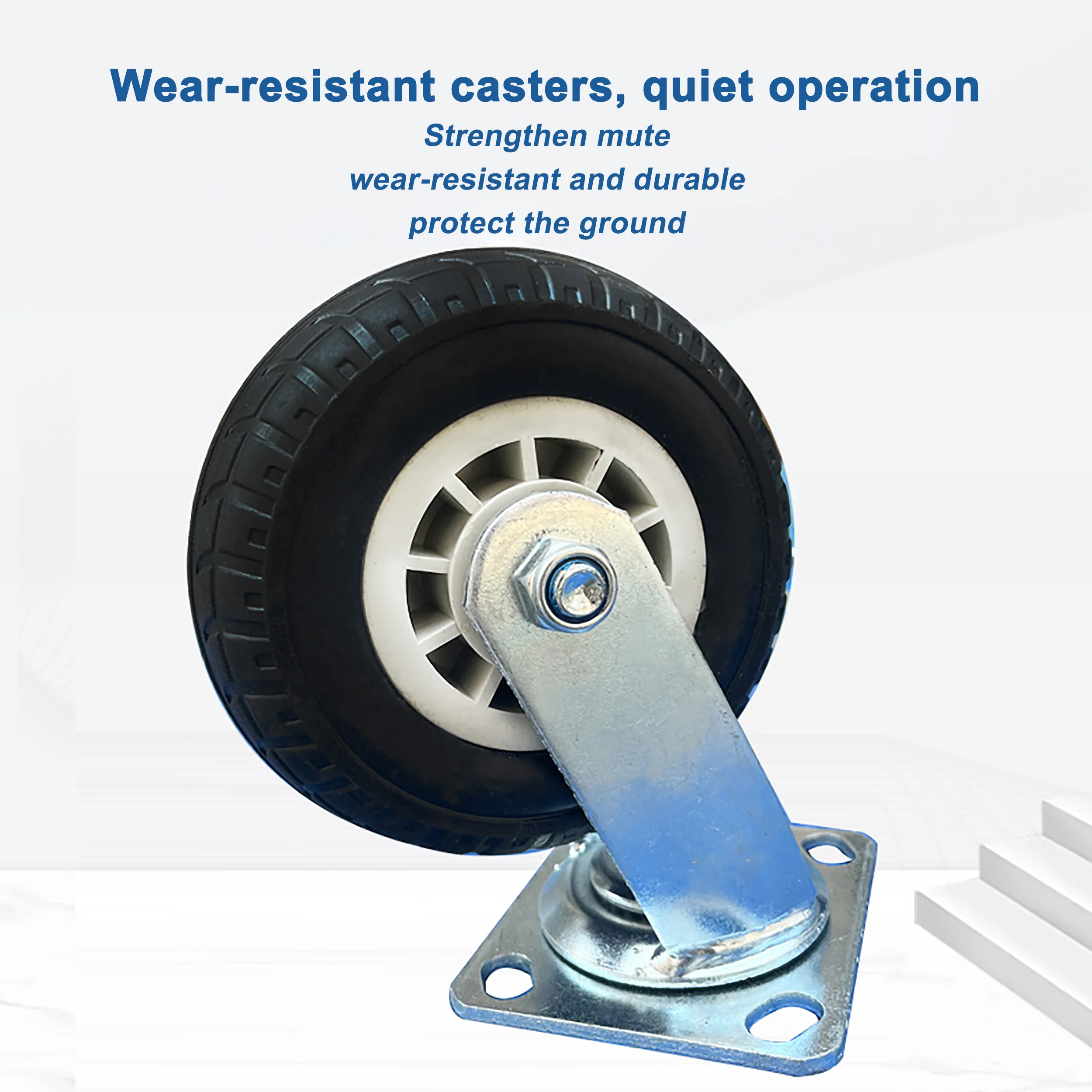 Satong Новый Heavy duty 75*50 320 кг/детскй 4-колесный бесшумный с резиновыми колесами тележка из