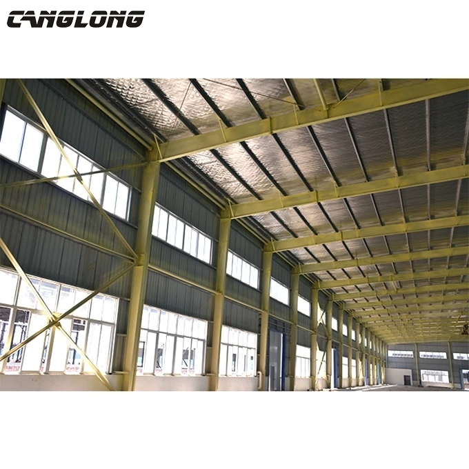 Low cost 2 story warehouse garage prefab steel metal building structure for shed