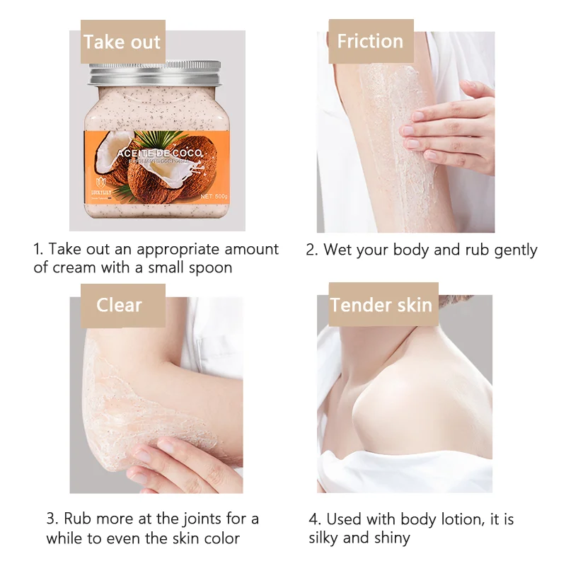 OEM Private Label Anti-aging Beauty Body Scrub  Moisturizing & Nourishing Bath Products