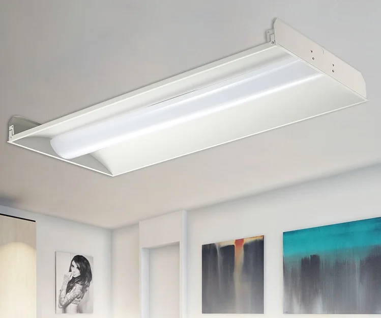 Recessed Lighting 2x2 2x4 Led Panel Lamp Office Dimming 24w 36w 42w 50w Led Troffer Retrofit Light