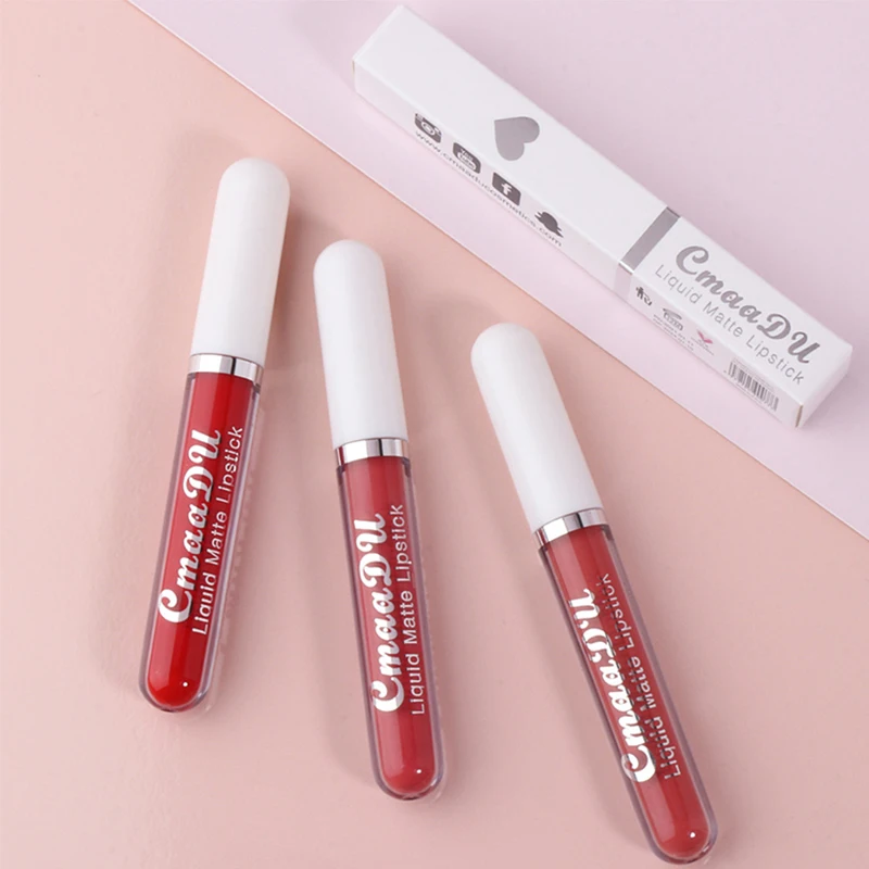 Best Sale Collection 24 Hour Long Lasting Waterproof Lip Stain Matt Lipsticks Lip Gloss Makeup Liquid Matte Finish Lip Color