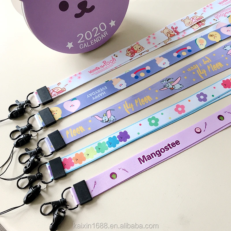 Многоцветный держатель для ключей, безопасный полиэстеровый шейный ремешок для телефона, ключа и идентификатора