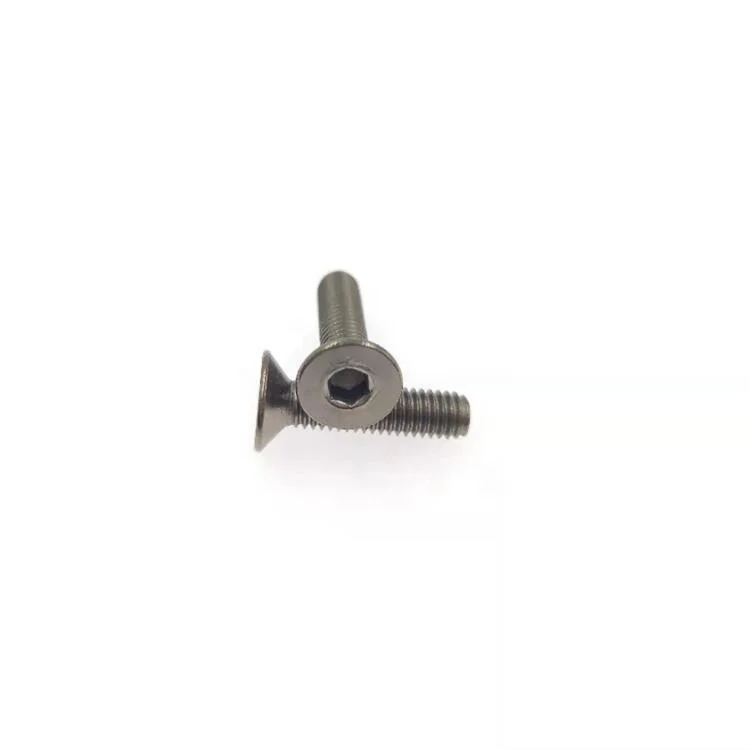 DIN7991 M2 M2.5 M3 M4 M5 M6 titanium flat hex socket countersunk head screw