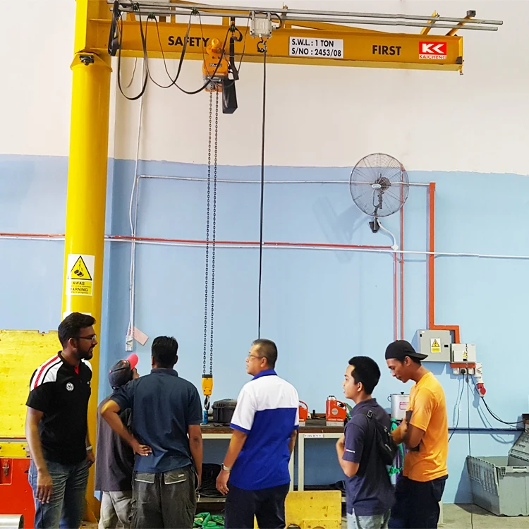 FEM standard Customer satisfaction scores best in the industry,the least expensive 360 degree revolving arm fixed column jib crane