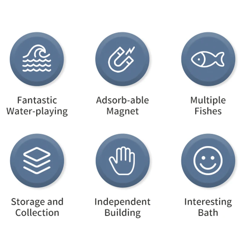 Educational Water Table Bathtub Kid Party Toy With Pole Rod Net Plastic Floating Fish Magnetic Fishing Pool Toys Game For Kids