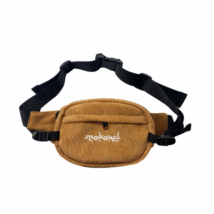 Fanny Pack Sport Mens Women Waist Bag Fashion Designers Fitness Custom Corduroy Pillow Water Proof Unisex Embroidery Soft Zipper
