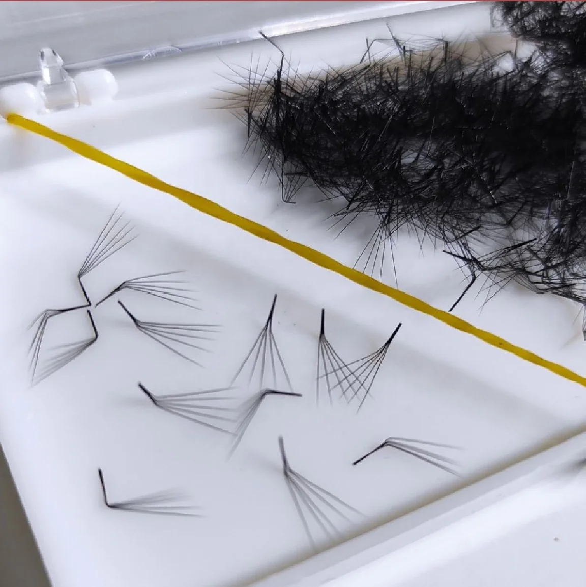 L curl свободные готовых 5d ресниц вентиляторы promade объем