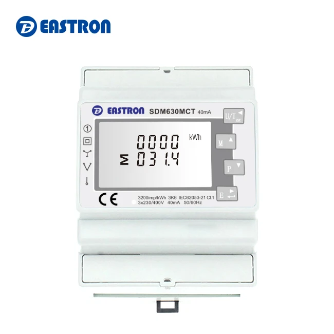 Three-phase anti-current meter (with CT) SDM630MCT 40mA