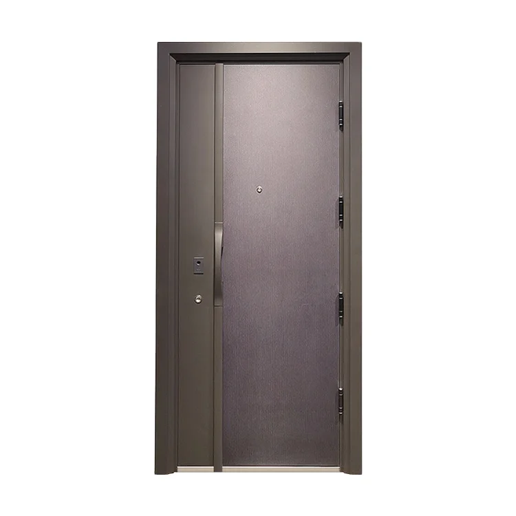 Customized cold rolled steel security doors apartment exterior entrance metal security doors main door design