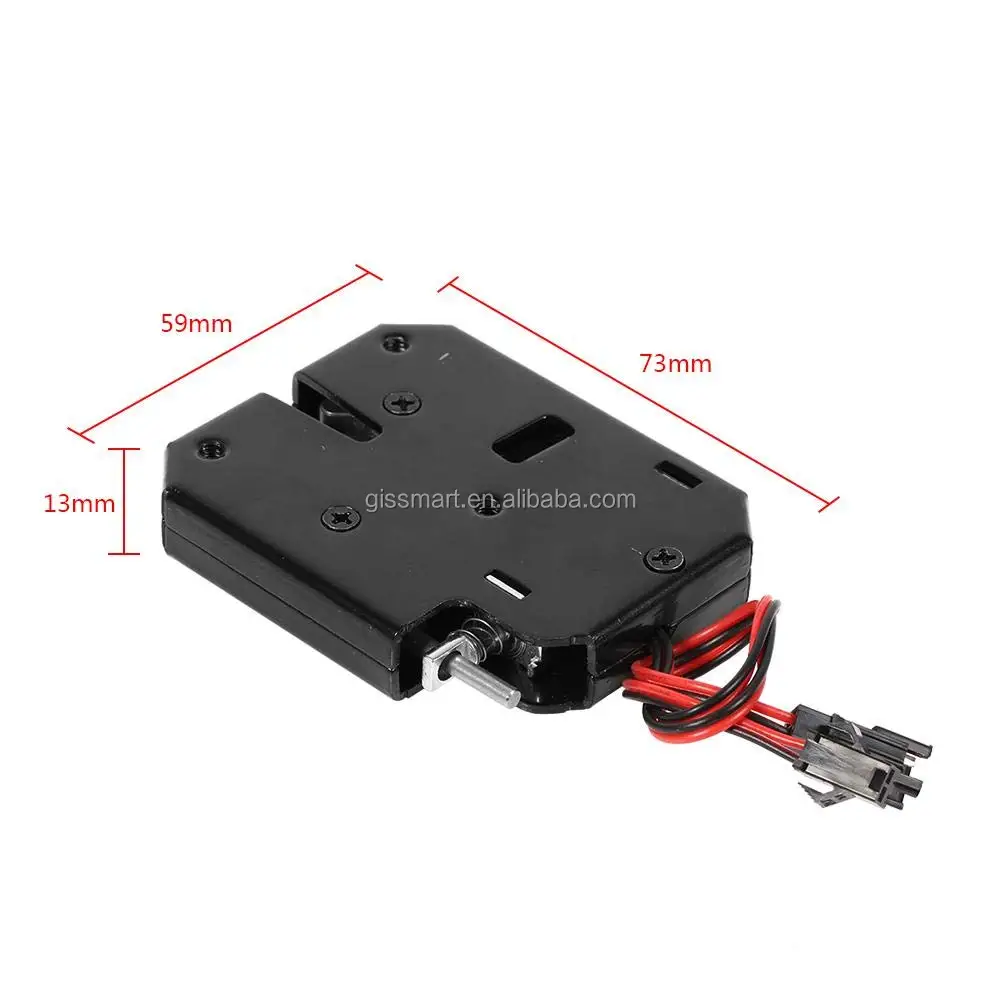 GIS factory smart 24v gym express delivery cabinet solenoid parcel locker lock 12v 2wire electromagnetic solenoid lock