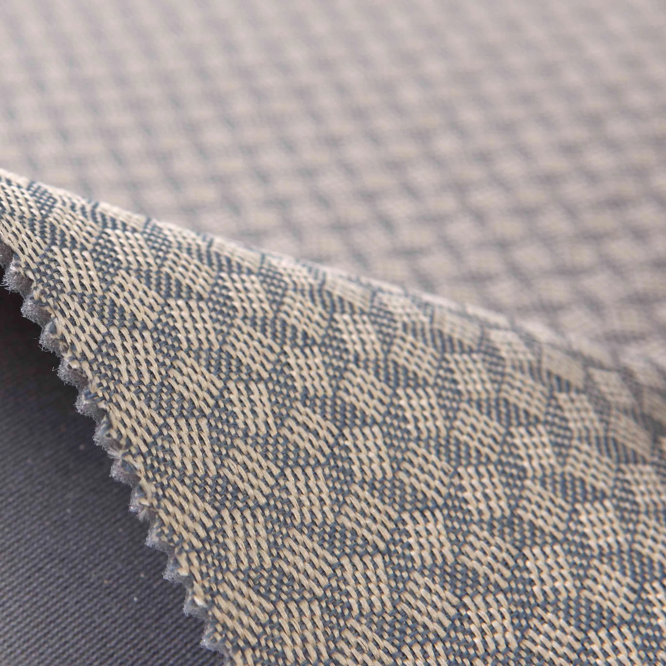 The Color Yarn Jacquard Auto Car Seat Fabric Wtih Foam