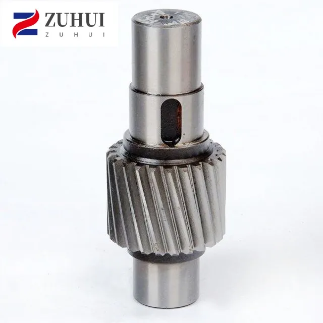 High precision stainless steel propeller gear shaft steel spur gear shaft