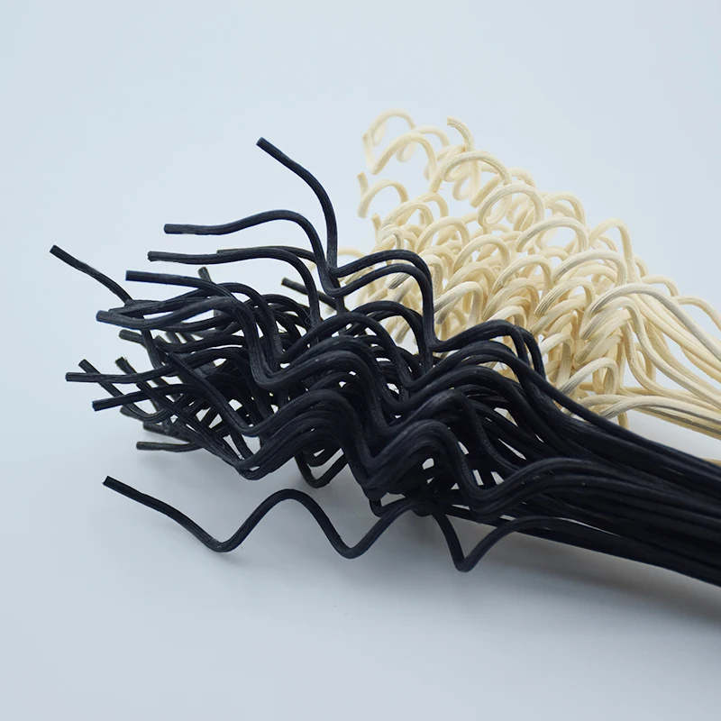 custom design decorative hotel curled rattan wooden flower reed diffuser sticks