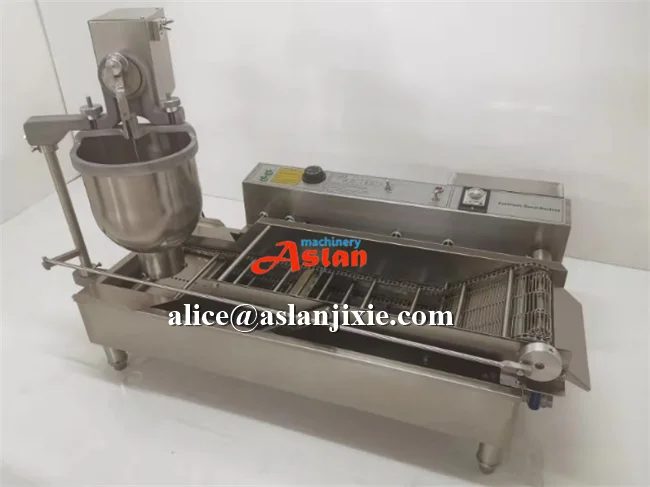 electric mini doughnut making frying machine/ commercial donuts forming fryer