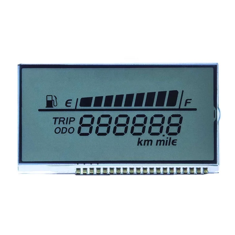 manufacture motorcycle vehicle speed meter segment lcd display