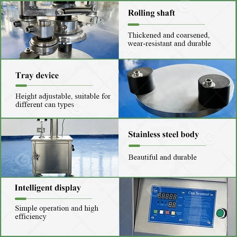 Head Meat Beef Single Seamer Beer Manual Fenice Canning Tin Can Beverage Bottle Seal Machine of Indian
