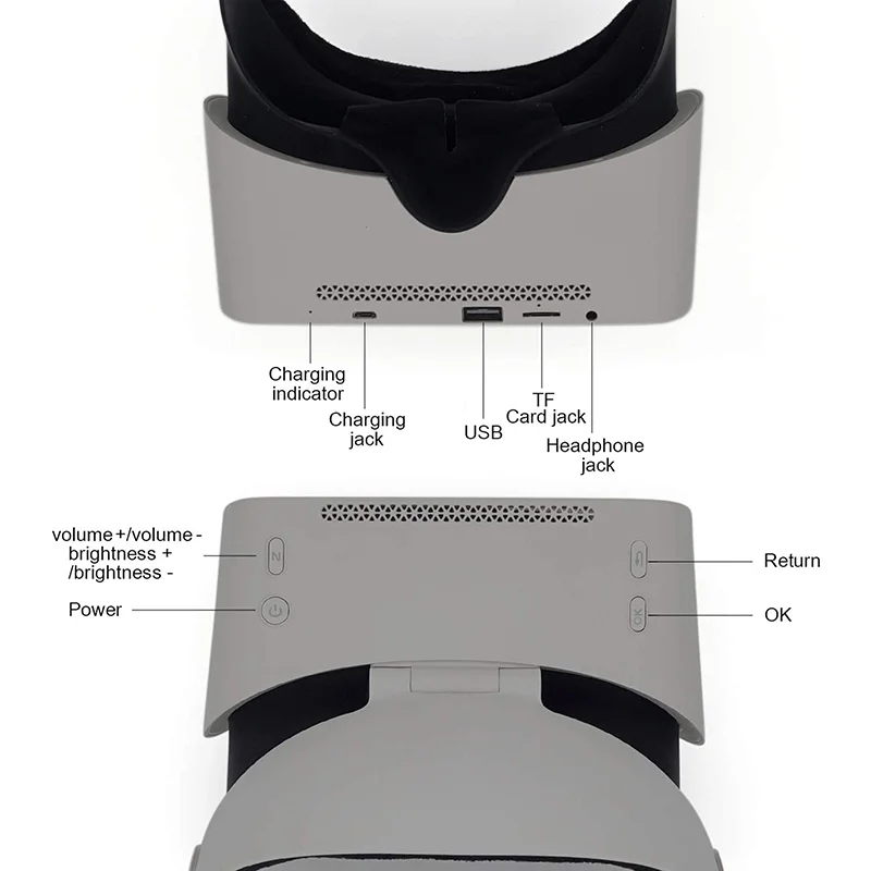 Innovative customize Vr Virtual Reality 4k Headset Vr 3d Glasses Android 3d Glass Vr All in One