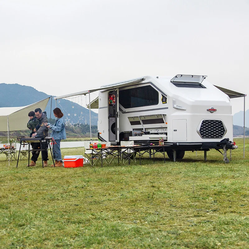 Best Brand Supplier Reliability Lightweight Caravan Camper Off Road Camping Carr 4X4 RVs With Shower and Toilet