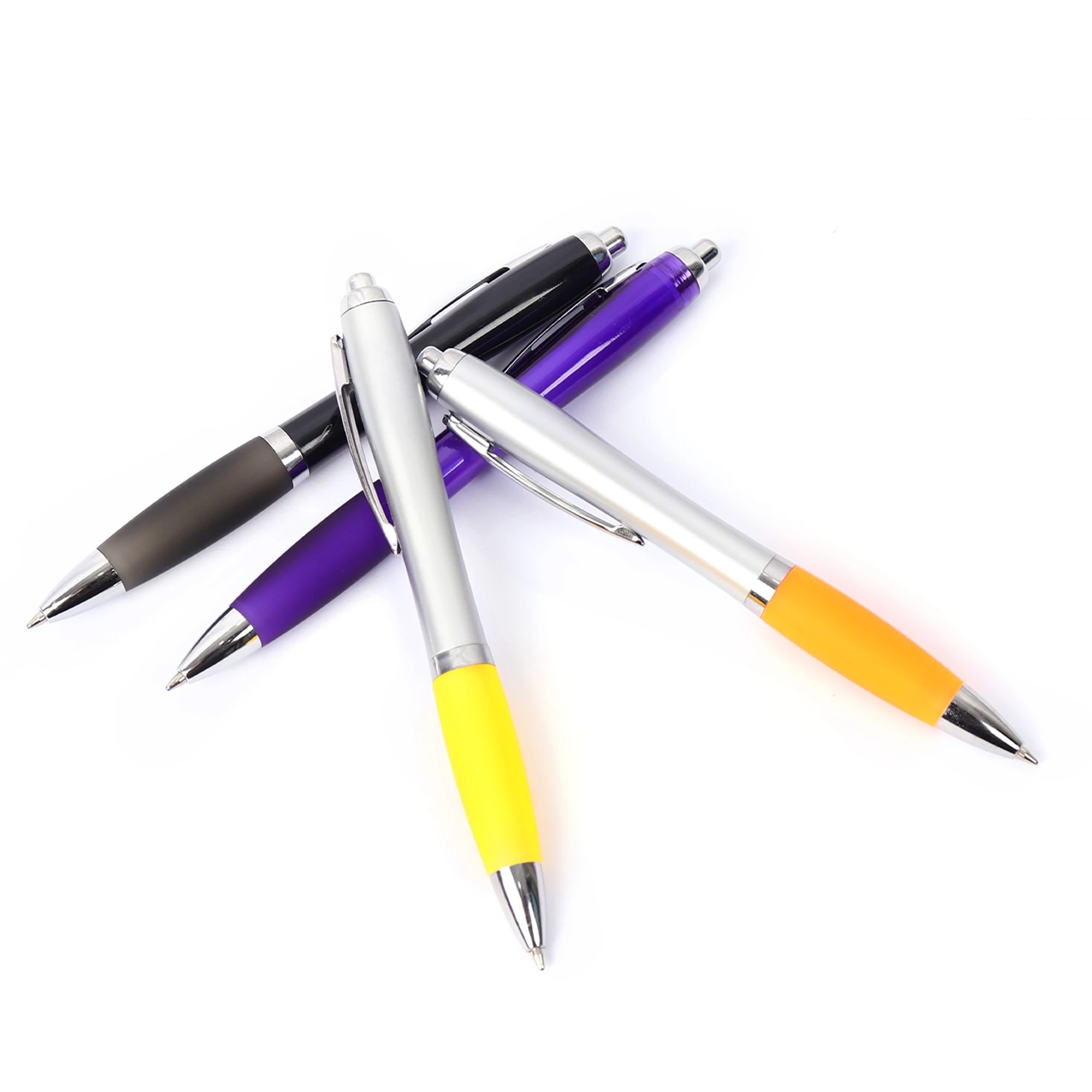 Factory direct sales of various ballpoint pens plastic office school supplies wholesale Multicolor pens Custom Logo