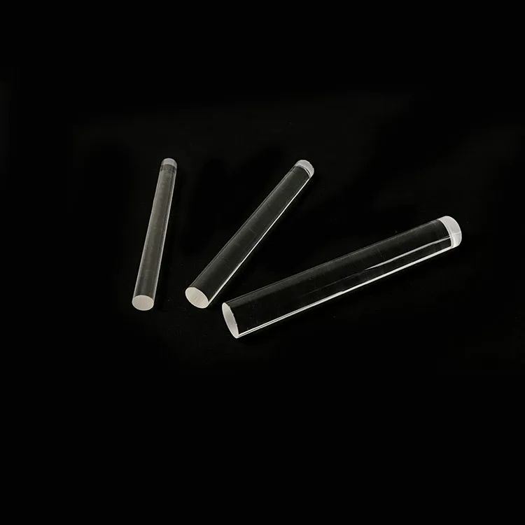 high quality clear quartz glass rods/quartz solid cylinder