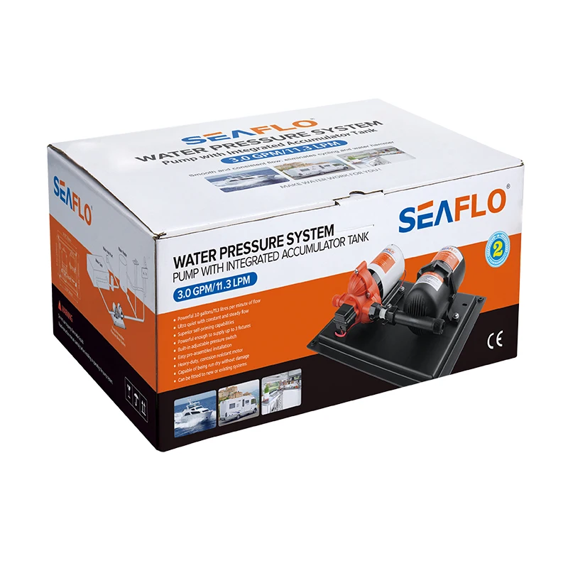 Резервуар для воды SEAFLO 12 В мощный 3 0 галлонов герметичный водяной насос кухни