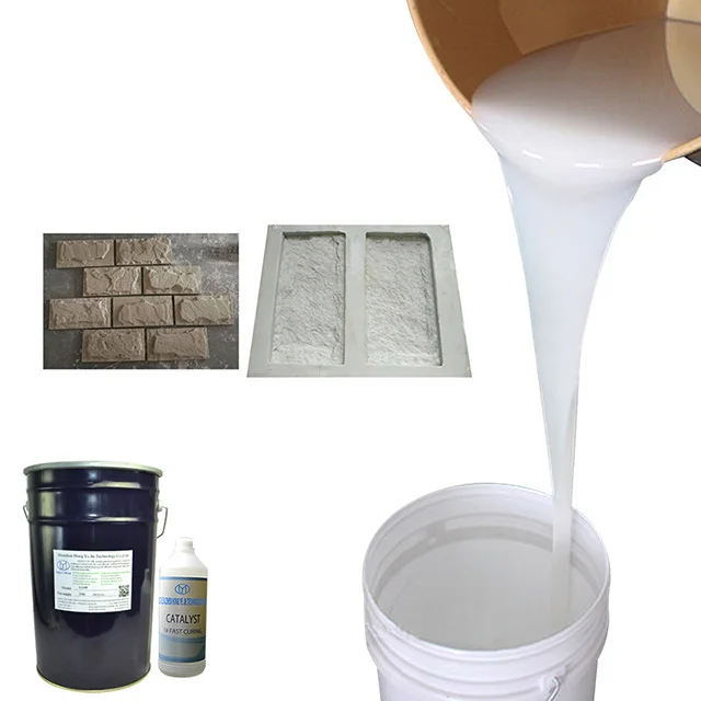 RTV-2 liquid concrete artificial stone molding silicone rubber