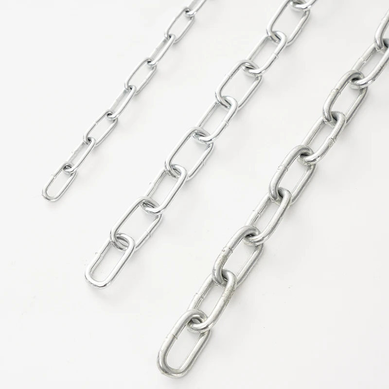 Anchor Chain Hot Dip Galvanized Ordinary Mile Type Welded Steel Link Chain