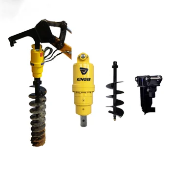 KINGER HOT SALE Earth Auger drilling machine hydraulic drive Earth Auger drill for excavator