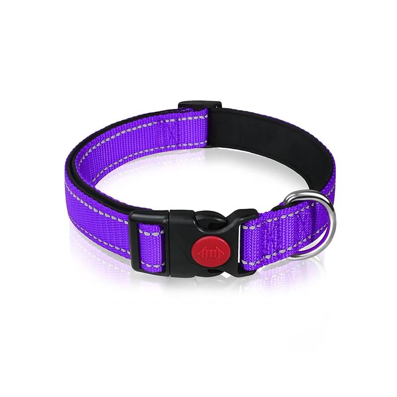 Eco-friendly Competitive Price Outdoor Custom Adjustable Neoprene Padded Luxury Dog Training Collar