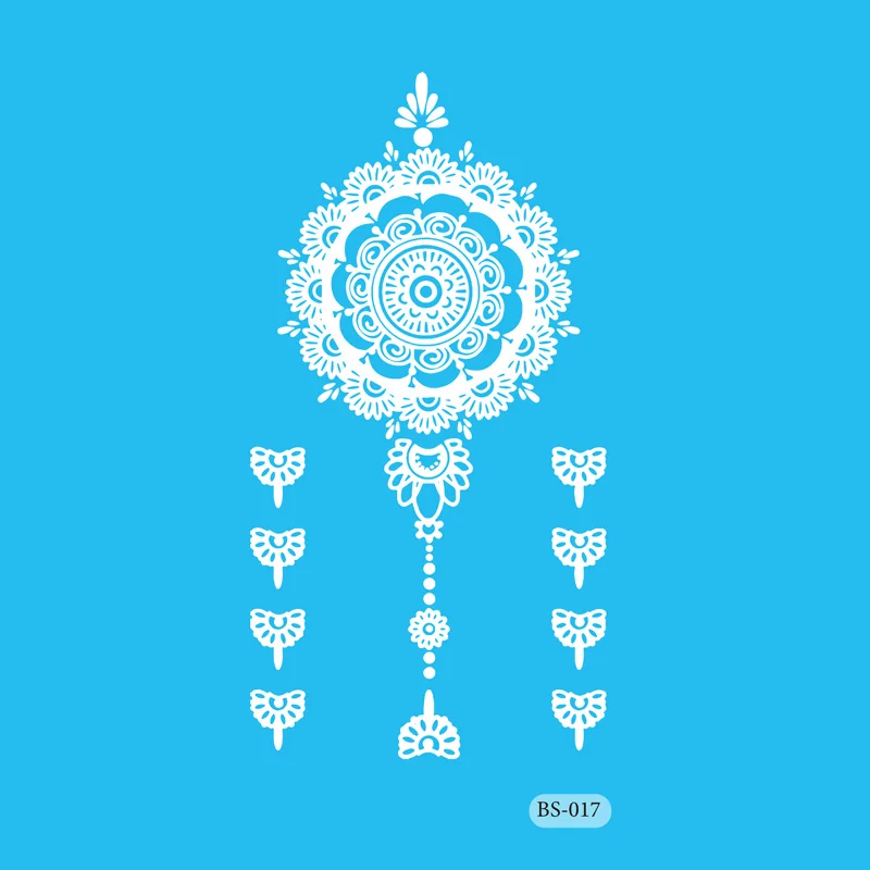 Custom Wholesale New Simplicity Style Waterproof And Sweat Proof Henna Hand Tattoo