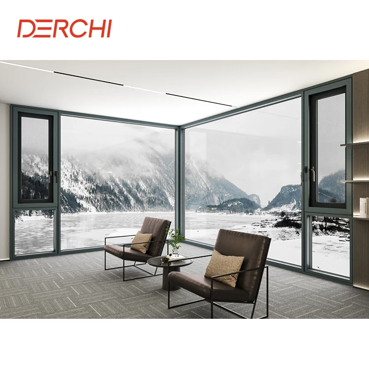 High Quality Aluminum Casement Windows Water Poof