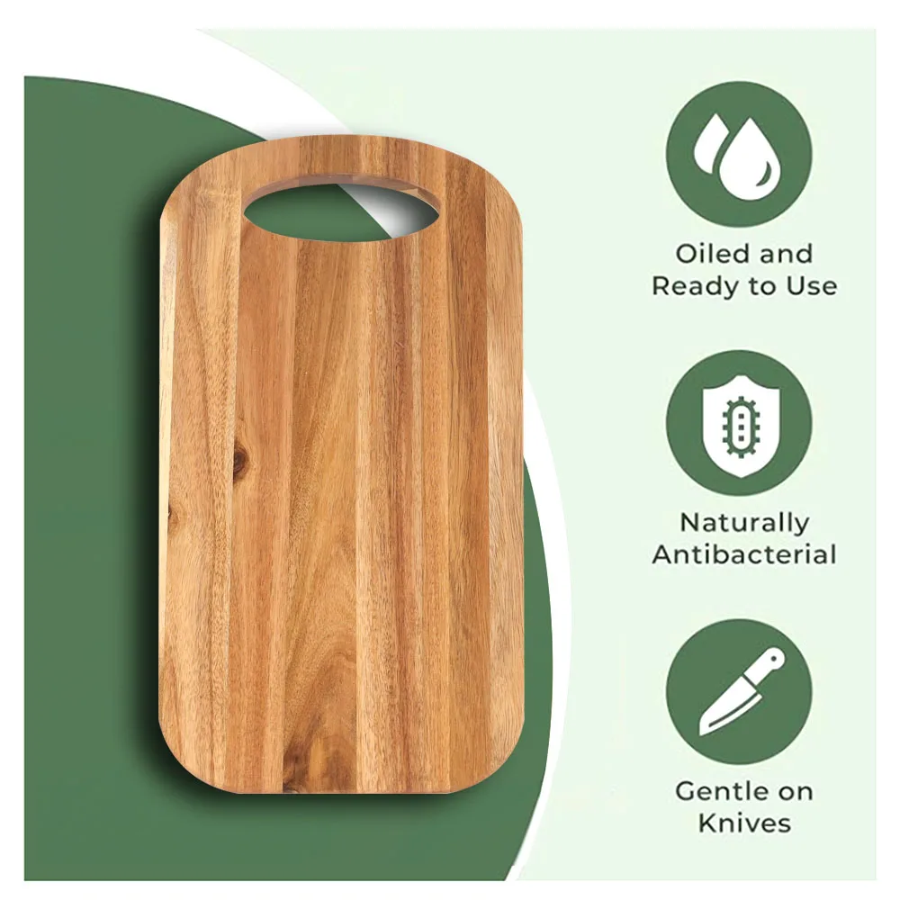 customized Acacia wood cutting board, daily use of kitchen utensils multi-functional cutting board