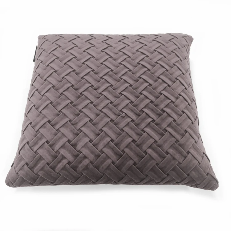 Небольшой минимальный заказ домашняя декоративная подушка 3D прессованная из креповой норковой ткани