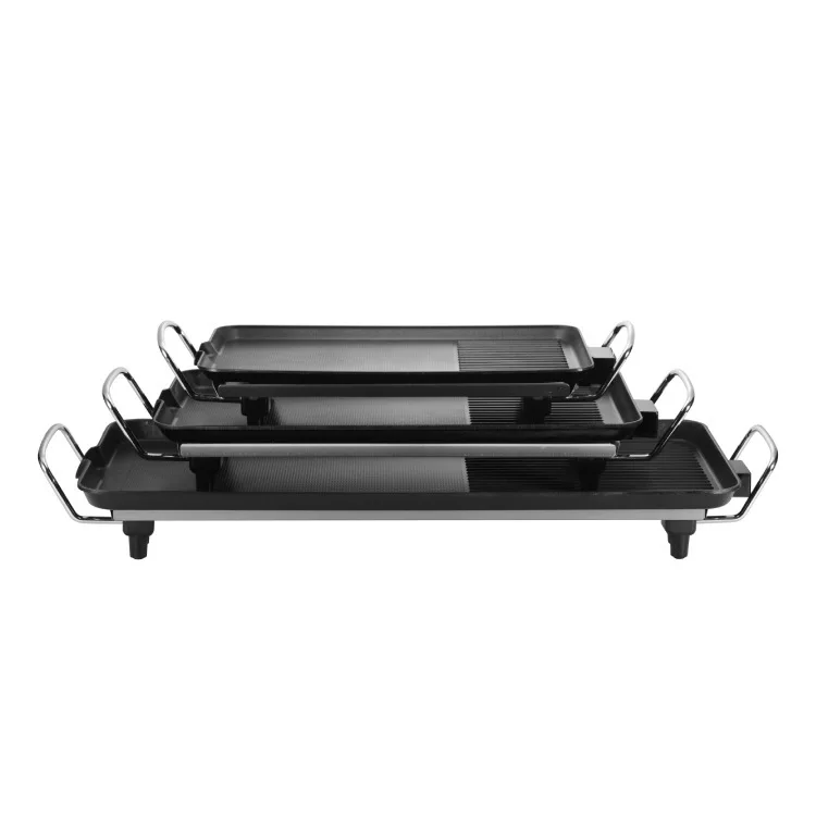 Large Capacity Aluminum Die-cast Electric Baking Pan Multi-purpose Non-Stick BBQ Grills Smokeless