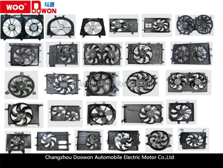 Auto Parts Car Radiator Cooling Fan Assembly For NISSAN