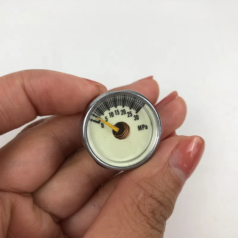 high quality M9X1 pcp valve high pressure gauge for hand pcp pump