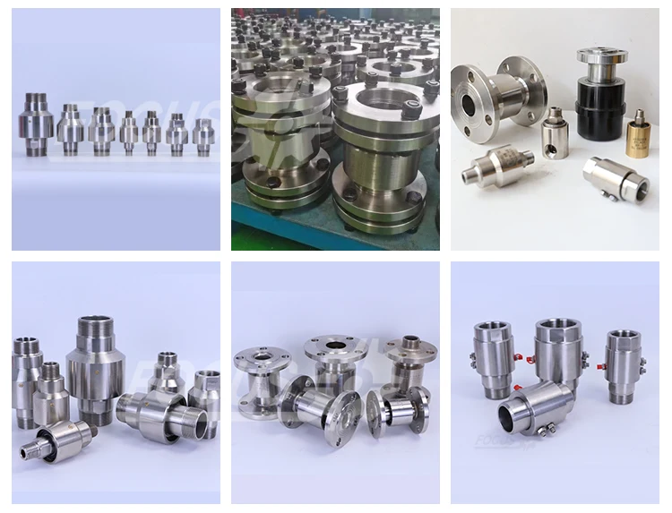 High pressure Swivel Rotary Union stainless steel Hydraulic Swivel Joint universal couplings Flange Rotary Joint