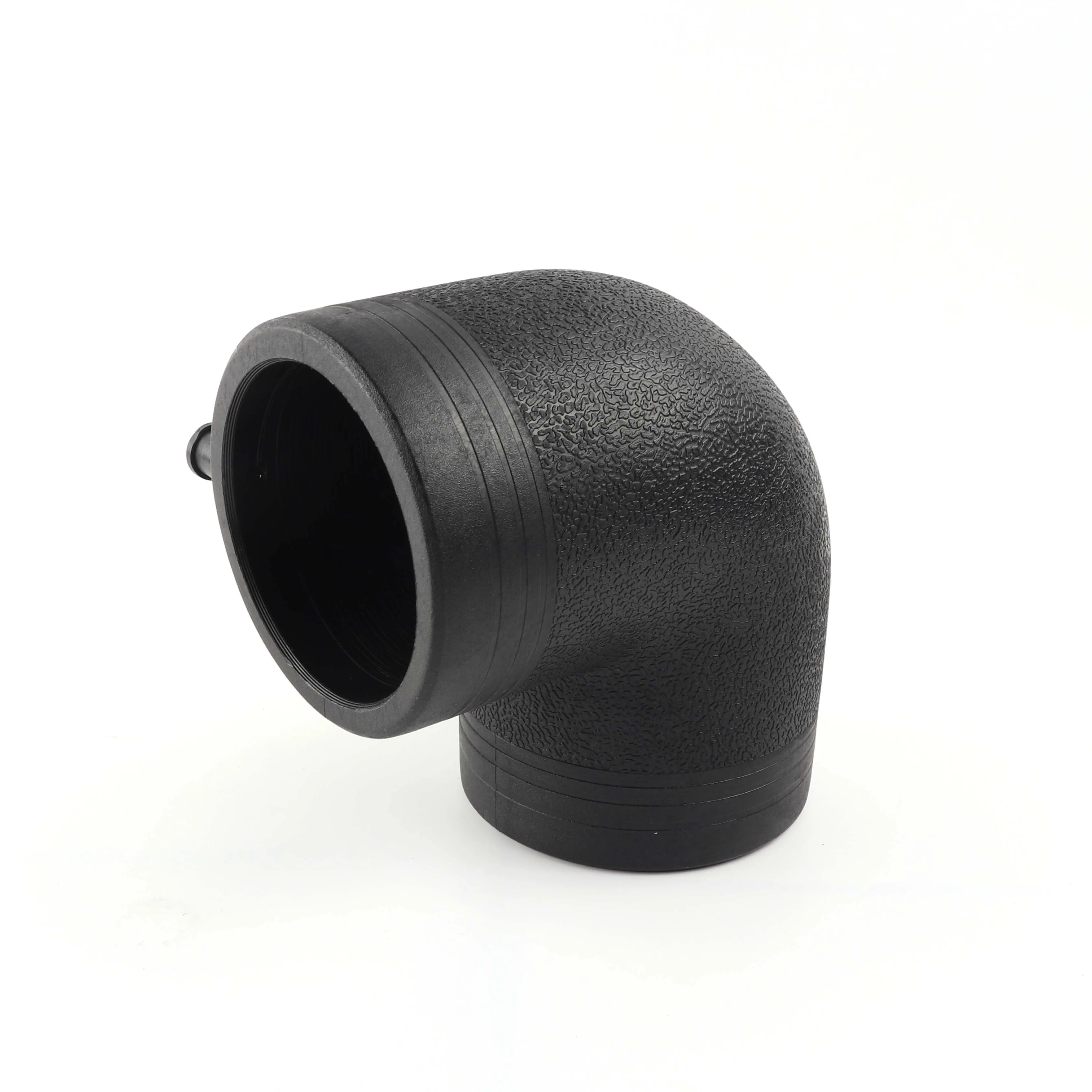 PE100 PE80 DN32 Hdpe Plastic Material 90 Degree Elbow Joining Hdpe Pipe Contractors