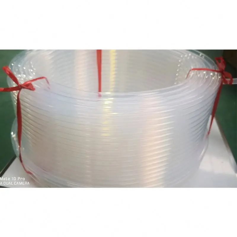 100% Virgin High Temperature Resistant Milky White Plastic Tubes FEP Tubing PFA Hose PTFE Extruded Tube