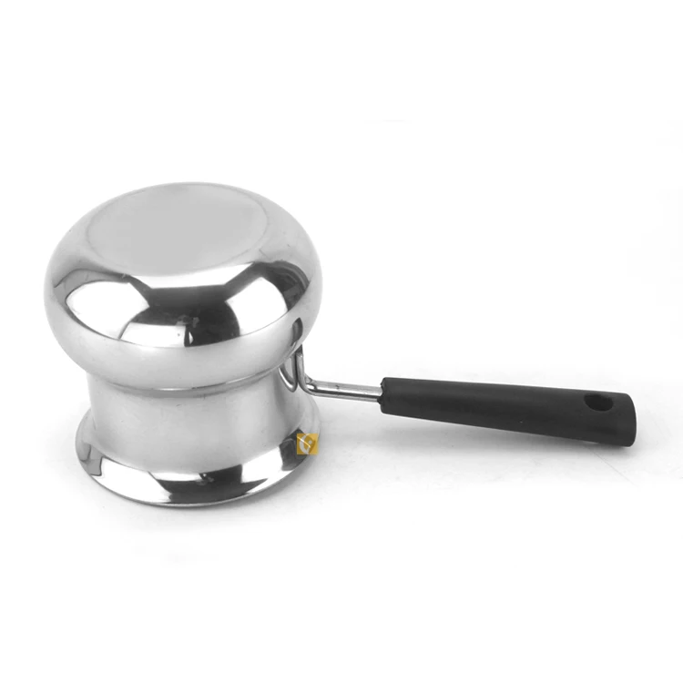 Wholesale kitchenware stainless steel drum shape coffee warmer pot milk boiling pot