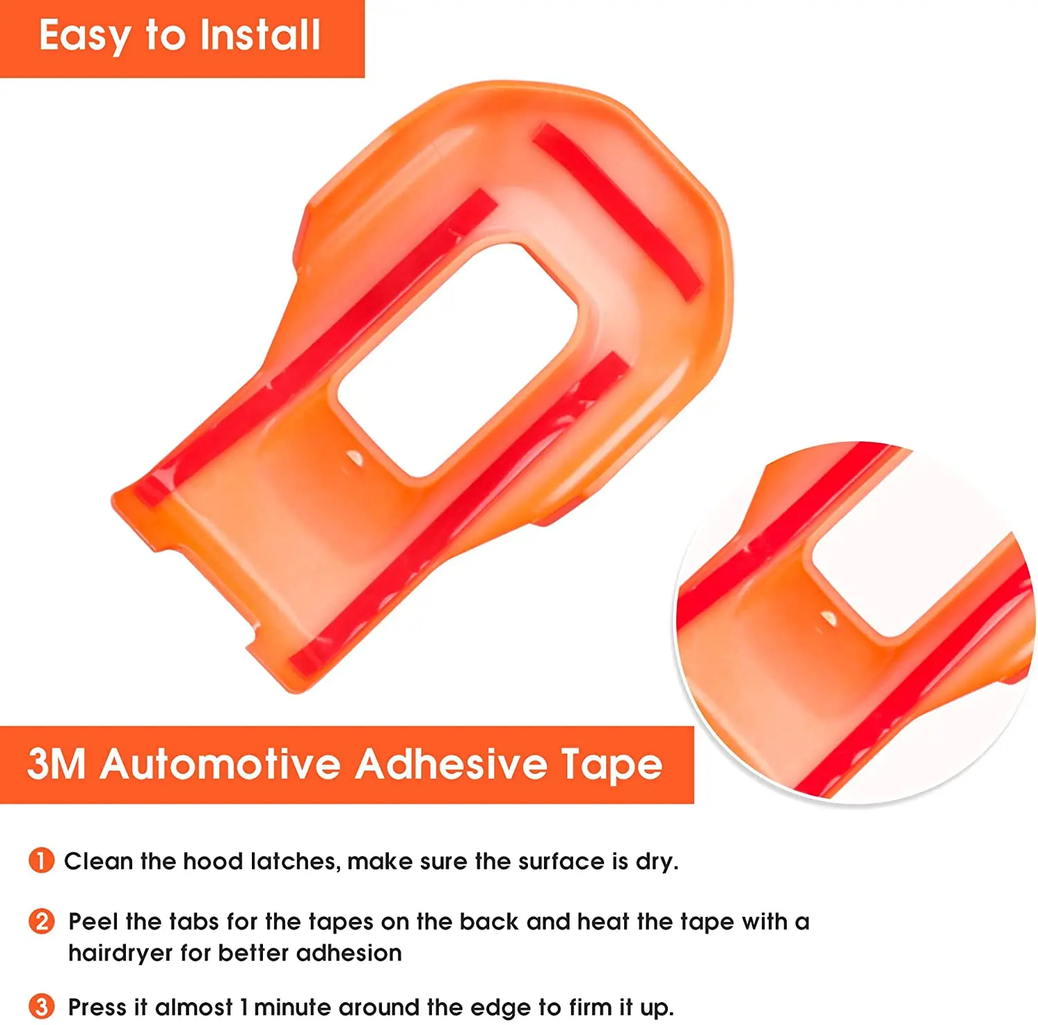 Engine Hood Hinge Cover Hood Catch 1 Pair Latches Trim Other Exterior Accessories For Jeep Wrangler JL