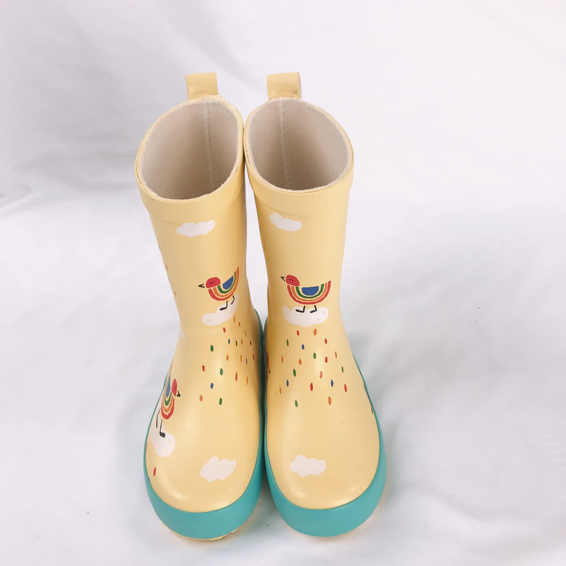 New design waterproof pretty wellies wellington toddler western korea riding girls rubber rain boots