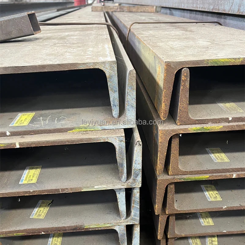 Hot Cold Rolled S235JR SS400 Mild Steel Profiles GI Carbon Steel C U Channel Galvanized Factory E Purlin Bent Building Material