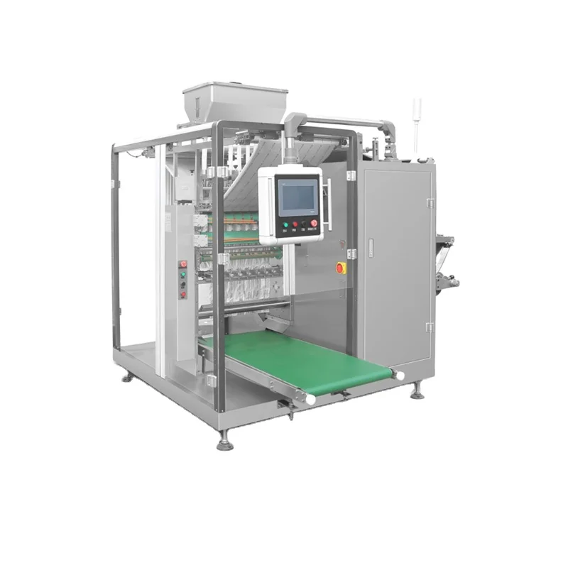  Weighing Forming Filling Sealing Machine Irregular shape powder filling pouch granule Quad Seal