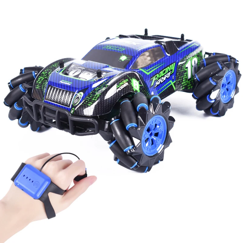 ZIGOTECH Watch Control Gesture Sensing Crawler Rock Monster Truck Toys 360 Stunt Rc Car